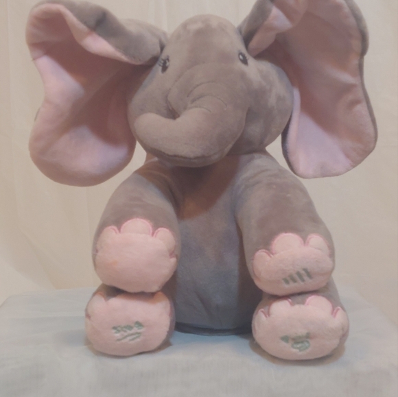 DIMPLE Animated Plush Singing Kaia Elephant w/ Peek-a-boo Interactive Feature - Picture 2 of 12
